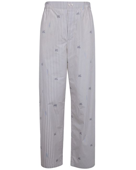 Jacquemus Gray "Le Pantalon De Pyjama" Trousers for men