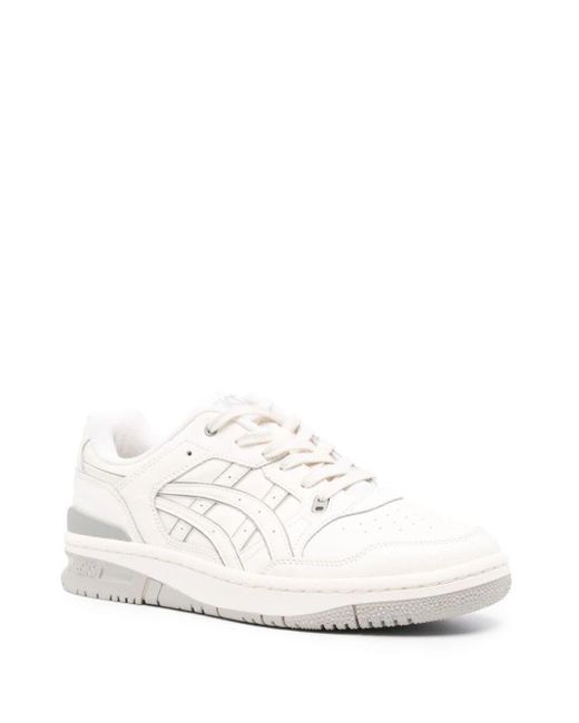 Asics White Ex89 Leather Sneakers for men