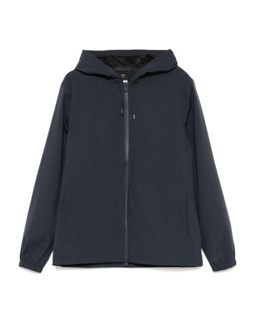 Rains Blue Suva Hardshell Jacket