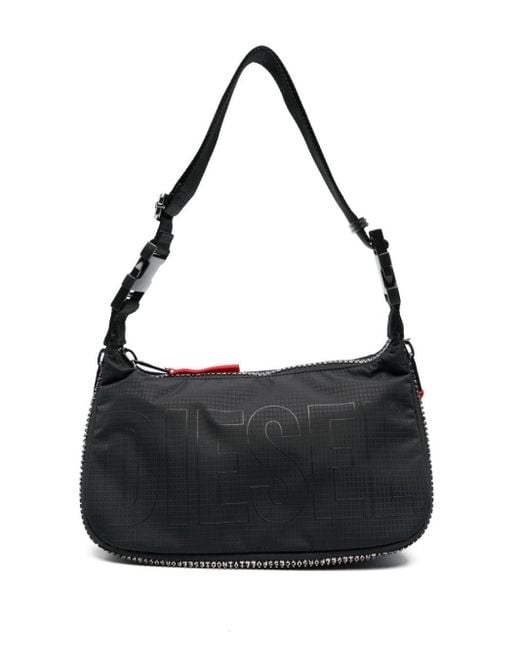 DIESEL Zip-d Shoulder Bag X Crossbody in Black | Lyst