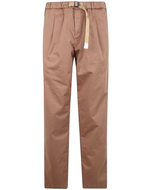 White Sand Natural Long Trousers for men