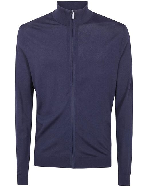 Rrd Blue "Maxell" Full Zip Knit for men