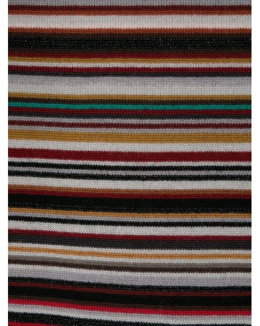 Paul Smith Black Signature Stripe Scarf