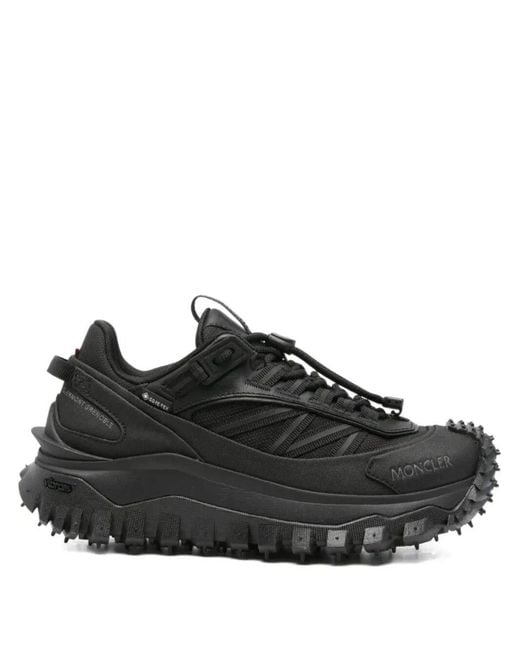 Moncler Black Trailgrip Gtx Low Top Sneakers