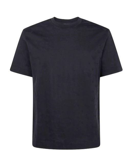 Emporio Armani Blue Classic Short Sleeves T-Shirt for men