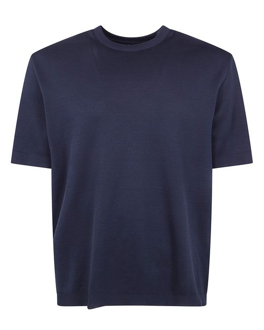 Herno Blue Classic T-Shirt for men