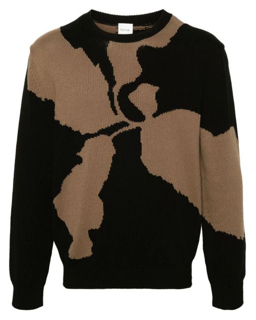 Paul Smith Black Crew Neck Sweater for men