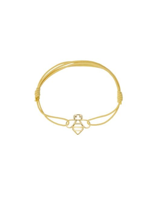 Aliita Metallic Bee Brillante Cord Bracelet