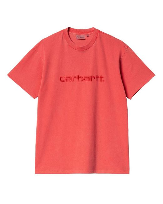 Carhartt Red Short Sleeves Duster T-Shirt for men