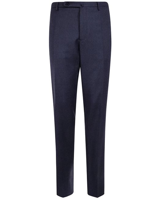 Incotex Blue Pants Regular Fit "Classic Regular Chino" for men