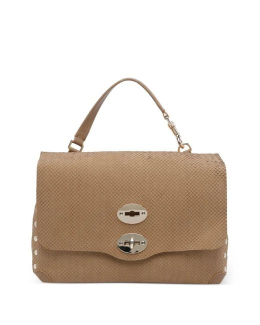 Zanellato Brown "Postina Amoretto" Small Messenger Bag