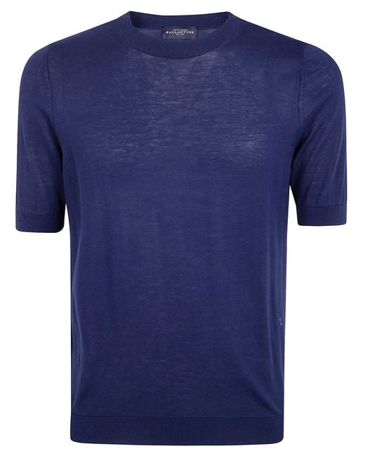 Ballantyne Black Short Sleeve Pullover for men