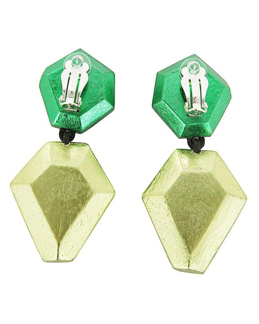 Monies Green Nebu Earring