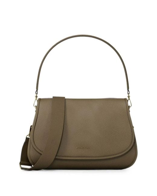 MICHAEL Michael Kors Metallic Messenger Bag Leather "Md Coni"