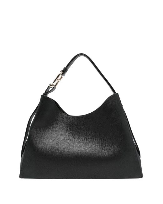 Furla Black Nuvola Large Hobo Bag