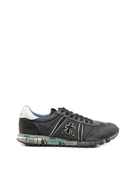 PREMIATA SNEAKERS Gray Sneaker Low-Top "Lucy" for men