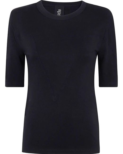 Thom Krom Black T-Shirt Worked