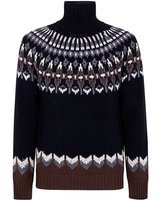 Dondup Black Dolcevita Turtle Neck Sweater for men