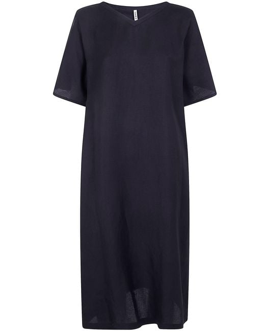 Liviana Conti Blue "Natalie" Midi Dress