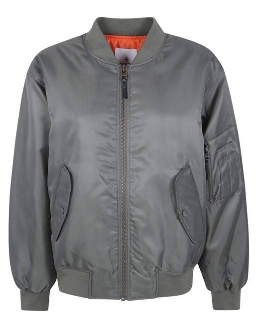 Anine Bing Gray Jacket Bomber "Leon"
