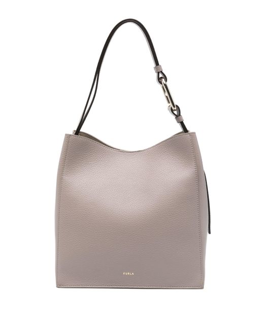 Furla Gray Nuvola S Bucket Bag 25,5