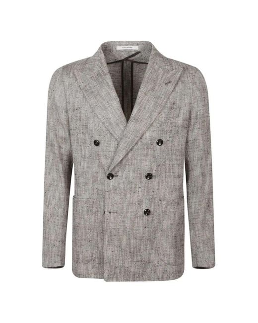 Tagliatore Gray "Montecarlo" Jacket for men
