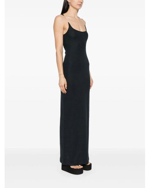 Y. Project Black Long Ribbed Dress
