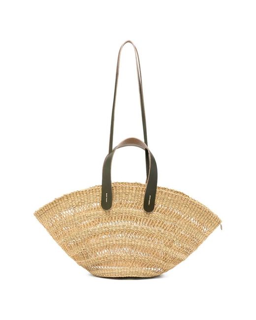Muuñ Natural "Chantelle" Straw Bag