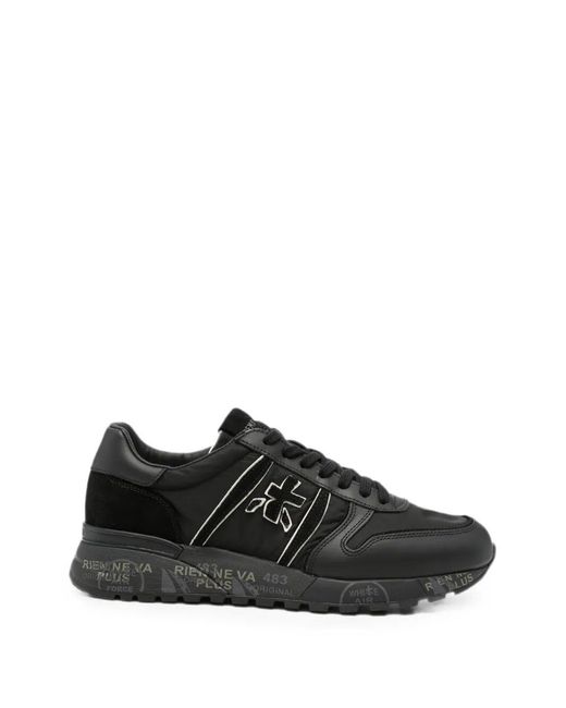 PREMIATA SNEAKERS Black Sneaker Low-Top "Lander" for men