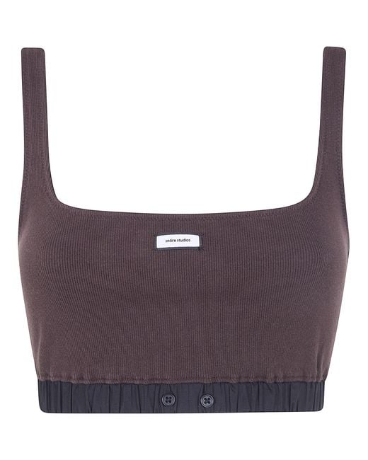 Entire studios Brown "Lounge" Bra