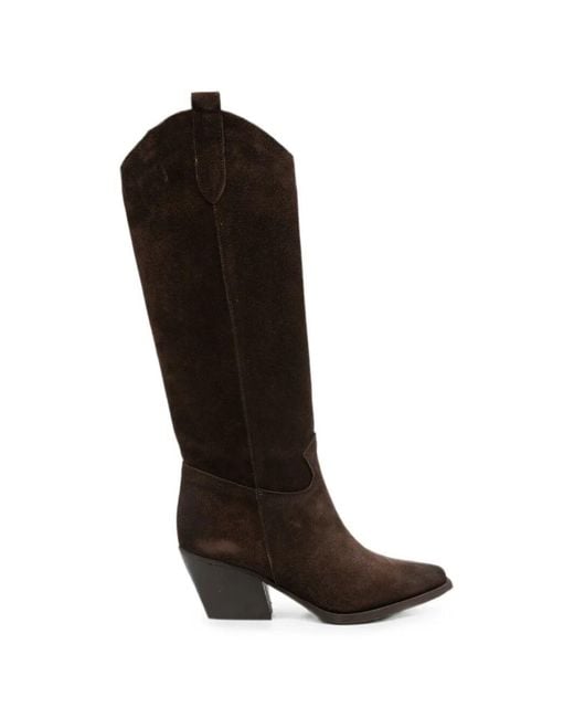 P.A.R.O.S.H. Black P. A.R. O.S. H. Boots Leather "D060144.Tamshoe 086"