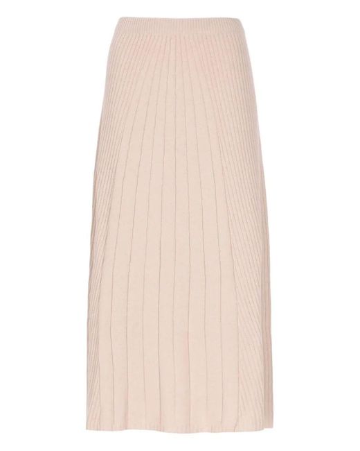 D.exterior Natural D. Exterior Flared Ribbed Skirt