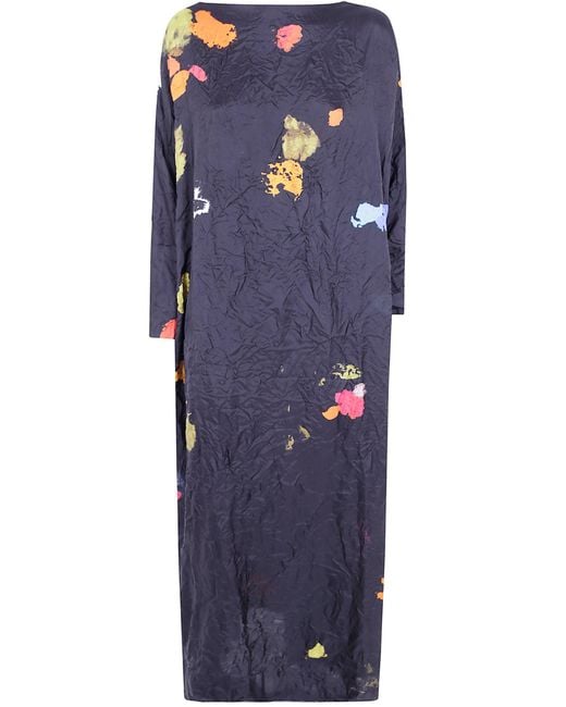 Daniela Gregis Blue Dress "Lunedi" Washed