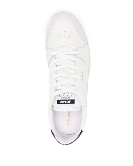 Axel Arigato White Dice Lo Leather Sneakers for men