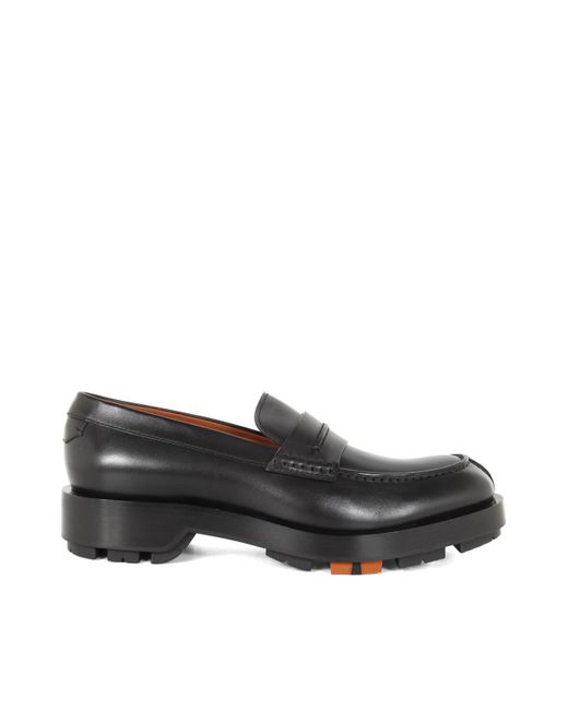 Zegna Black Loafer In Hand-buffed Calfskin Shoes for men