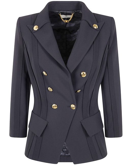 Elisabetta Franchi Black Essential Jacket