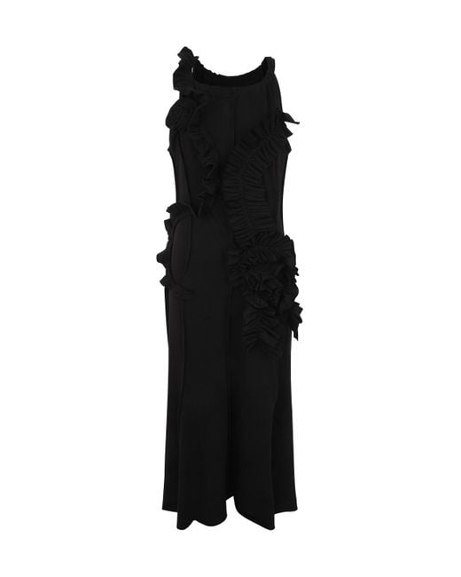 Dries Van Noten Black Long Dresses Cotton Dress
