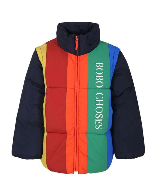 Bobo Choses Blue Color Block Padded for men