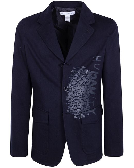 Comme des Garçons Blue Giacca Classica Fitted "Jacket" for men