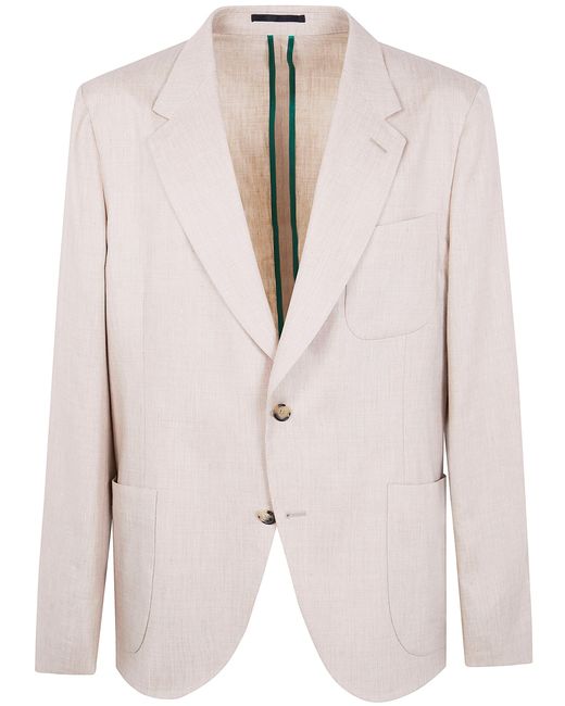 Paul Smith White 2Btn Jacket for men