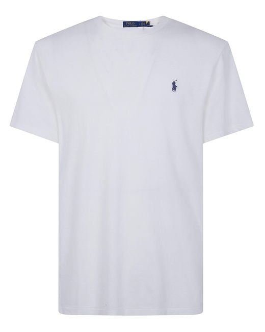 Polo Ralph Lauren White Short Sleeves Classic Pocket T-Shirt for men