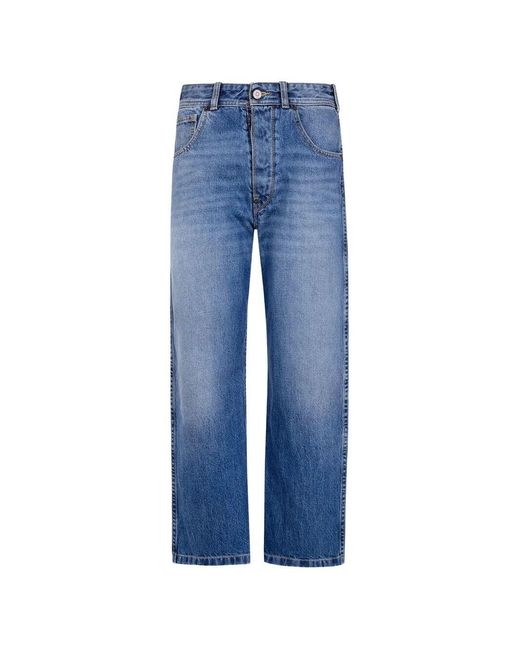 Maison Margiela Women's Blue 5 Pockets Denim Pants