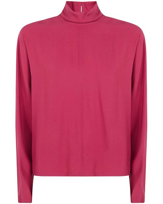 Joseph Pink "Buick" Blouse Silk Crepe