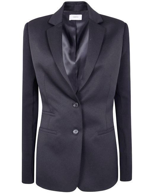 Coperni Black Hybrid Rib Jacket