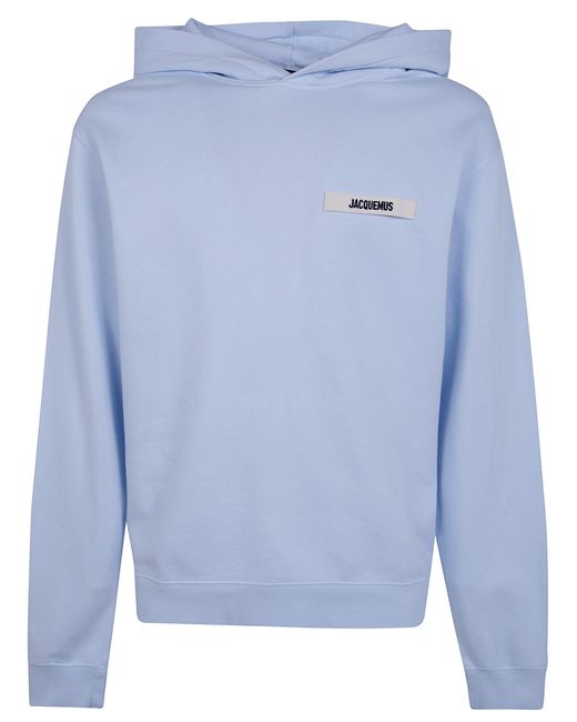 Jacquemus White "Le Hoodie Gros Grain" Hoodie Sweatshirt for men