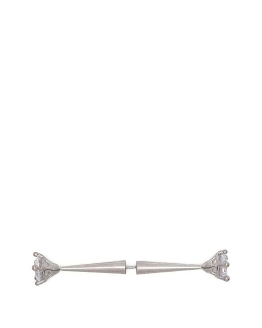 Panconesi White 'Diamanti Spina' Earring
