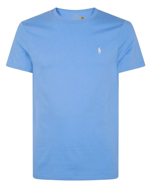 Polo Ralph Lauren Blue Short Sleeves Classic T-Shirt for men