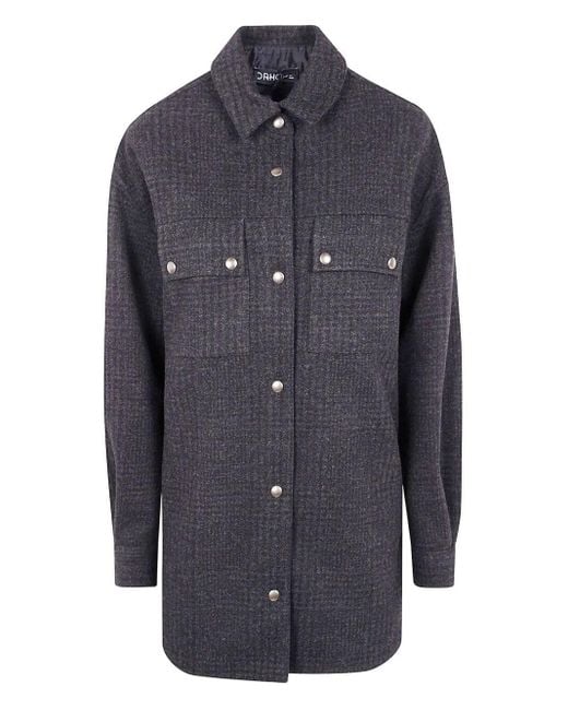 DR. HOPE Blue Pockets Shirt Jacket