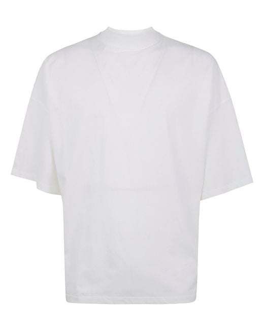 Jil Sander White T-Shirt Crewneck Short Sleeves for men