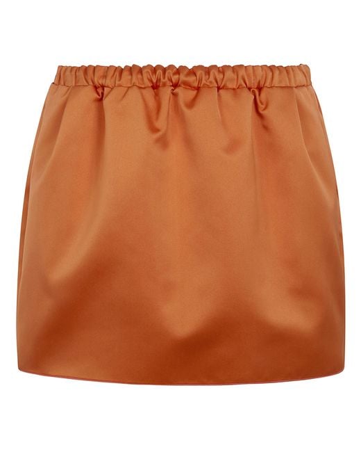 N°21 Orange Mini Skirt